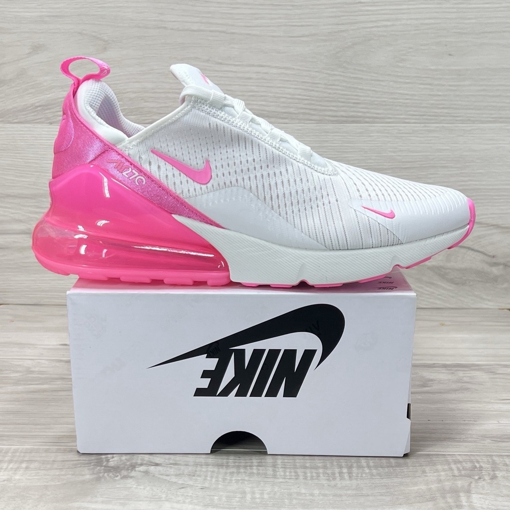 Nike Air Max 270 Summit White Pink Spell HJ3222 104 Women's Size 12 / Men's 10.5